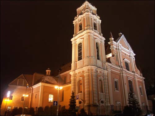  - Catholic church of All Saints and monastery of Carmelites. Main facade of the church
