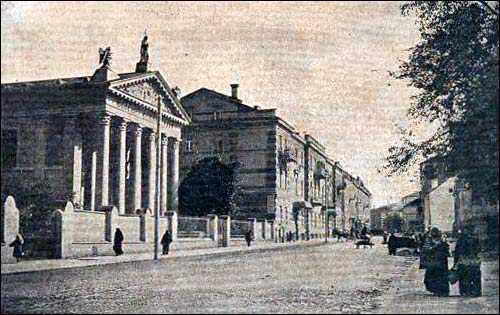 Вільня |   Царква эвангеліцка-рэфармацкая (кальвінскі збор). Вільня. Вуліца Завальная і рэфармацкая царква. Паштоўка пач. ХХ ст.