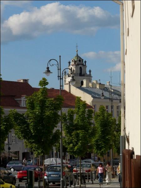 Vilnius. Catholic church of St. John the Baptist and St. Jonh the Apostle and Evangelist