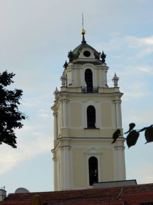 Vilnius. Catholic church of St. John the Baptist and St. Jonh the Apostle and Evangelist