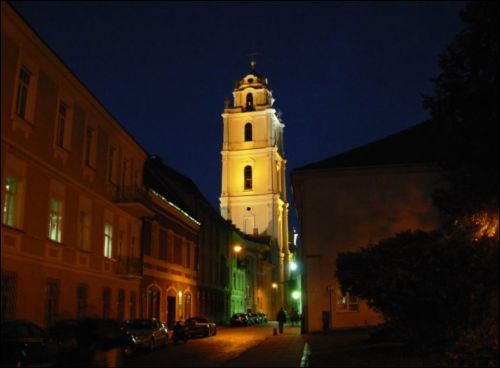 Vilnius. Catholic church of St. John the Baptist and St. Jonh the Apostle and Evangelist