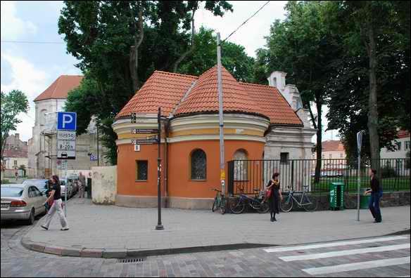 Vilnius. Catholic church of the Assumption of the Blessed Virgin Mary and the Monastery of Franciscan