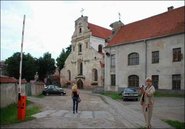 Vilnius. Catholic church of the Assumption of the Blessed Virgin Mary and the Monastery of Franciscan