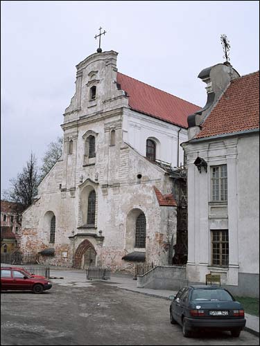 Vilnius. Catholic church of the Assumption of the Blessed Virgin Mary and the Monastery of Franciscan