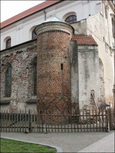 Vilnius. Catholic church of the Assumption of the Blessed Virgin Mary and the Monastery of Franciscan
