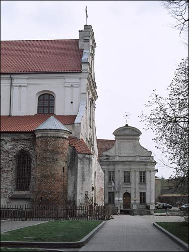 Vilnius. Catholic church of the Assumption of the Blessed Virgin Mary and the Monastery of Franciscan
