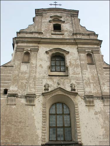 Vilnius. Catholic church of the Assumption of the Blessed Virgin Mary and the Monastery of Franciscan