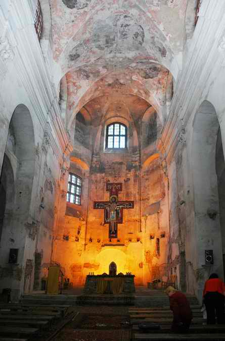 Vilnius. Catholic church of the Assumption of the Blessed Virgin Mary and the Monastery of Franciscan