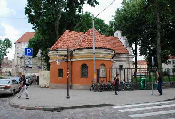 Vilnius. Catholic church of the Assumption of the Blessed Virgin Mary and the Monastery of Franciscan