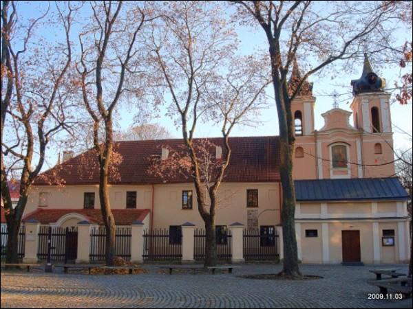 Vilnius. Catholic church of the Holy Cross and the Monastery of Bonifratri