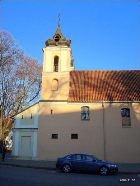 Vilnius. Catholic church of the Holy Cross and the Monastery of Bonifratri