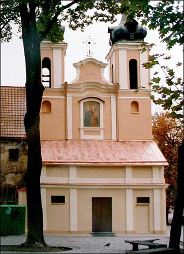 Vilnius. Catholic church of the Holy Cross and the Monastery of Bonifratri