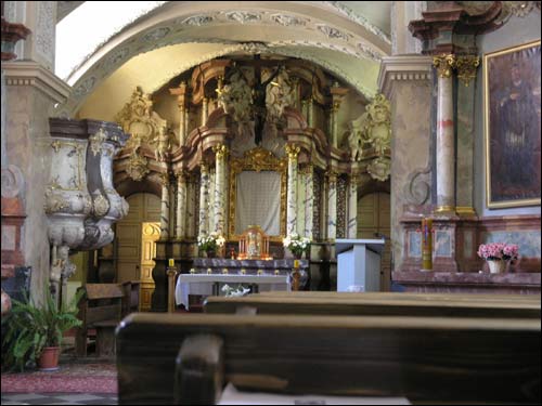  - Kościół Św. Krzyża i klasztor Bonifratów. Wnętrze
