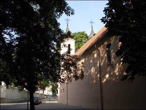 Vilnius. Catholic church of the Holy Cross and the Monastery of Bonifratri