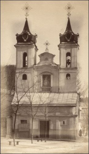 Vilnius. Catholic church of the Holy Cross and the Monastery of Bonifratri
