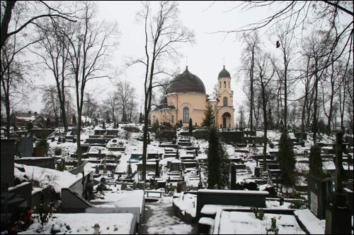  - Cmentarz na Lipówce (Eufrozynski). Widok cmentarza i cerkwi