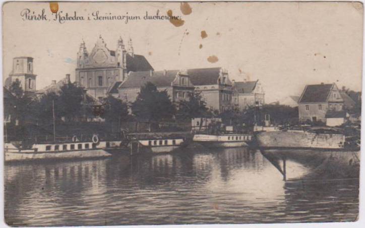 Katedra i Seminarium duchowne Pińsk. Miasto na starych fotografiach