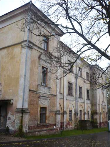 Widok fasady północnej Wilno. Pałac Sapiehów