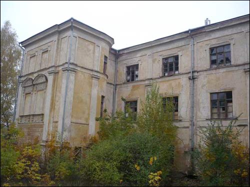 Fasada południowa, fragment Wilno. Pałac Sapiehów