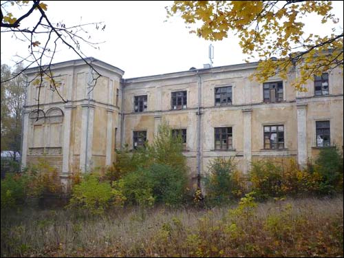 Widok południowej fasady Wilno. Pałac Sapiehów