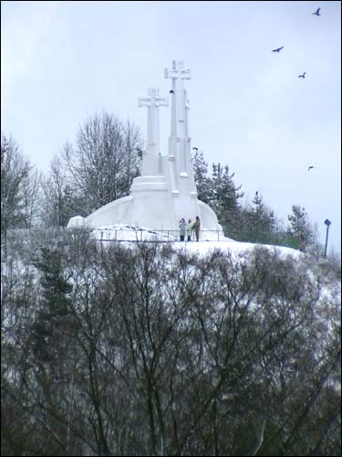  -  Гора Трёх Крестов. Монумент 'Три Креста' в Вильнюсе