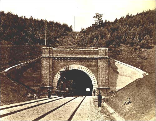 Ponary Górne (Wilno) |   Tunel kolejowy. 