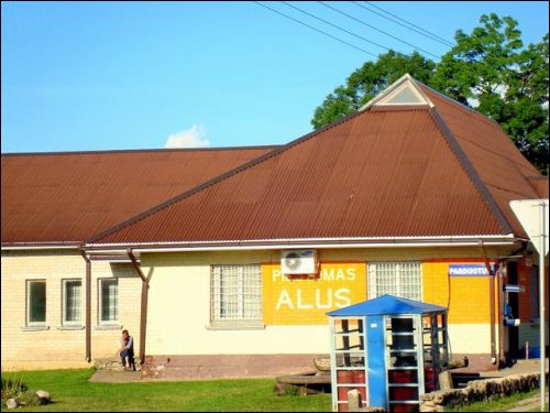Šešuoliai. Town streets 