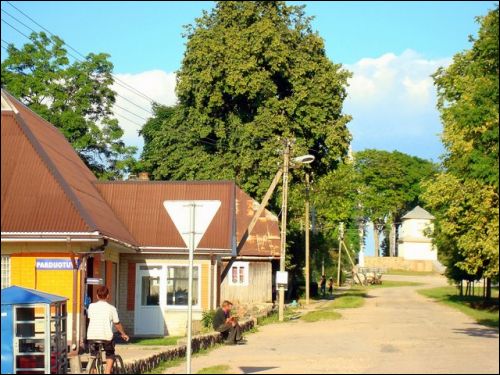 Šešuoliai. Town streets 