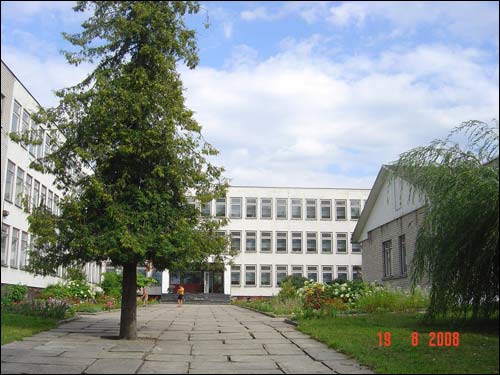 Dieveniškės. Town streets 
