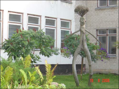 Dieveniškės. Town streets 