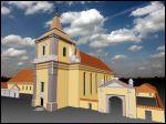 Brest.  Catholic church of the Holy Trinity and Monastery of Augustine