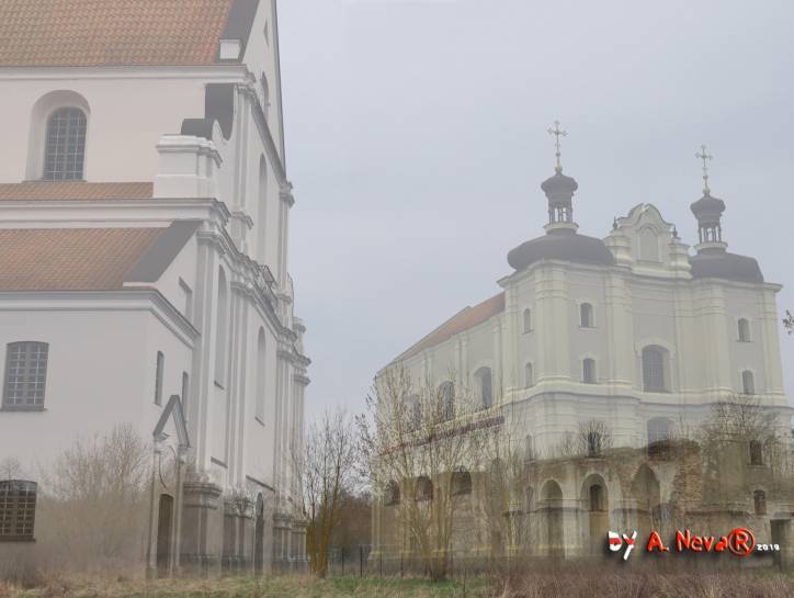 Brześć Litewski. Kościół Św. Jana Chrzciciela i klasztor Bernardynów