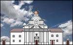 Brest.  Catholic church of St. Barbara and the Monastery of Trinitarian