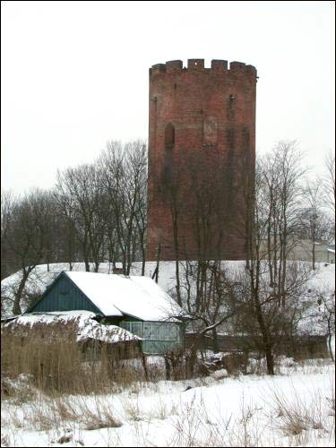 Kamieniec-Litewski.  Wieża obronna