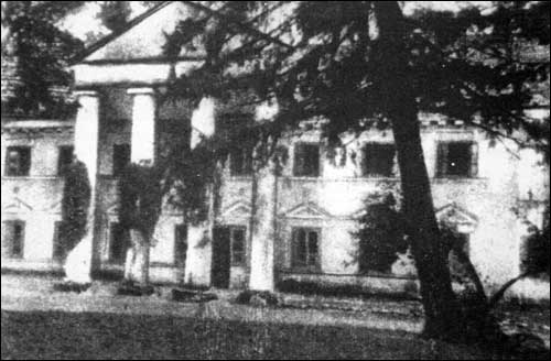 Hrušava. Manor of Rodziewicz