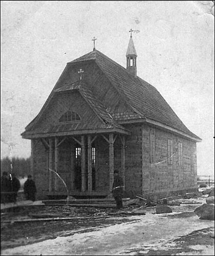 Bahdziuki. Catholic church of Mother of God of Czestochow