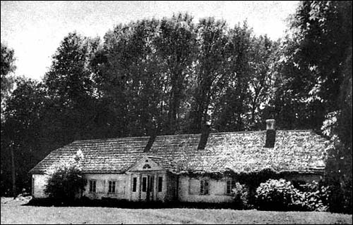 Boracin |  Dwór Czeczottów. Oficyna, przed 1939 r. Fot. Jana Bułhaka