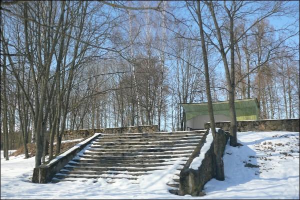 Kušlany.  Manor park of Szafnagel