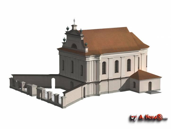 Hałoŭčyn. Catholic church and Monastery of Dominican