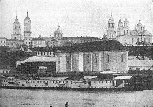 Mahiloŭ. Catholic church of St. Anthony and the Monastery of Bernardine