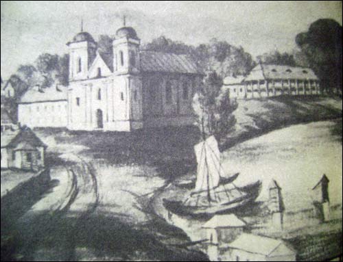 Mahiloŭ. Catholic church of St. Anthony and the Monastery of Bernardine