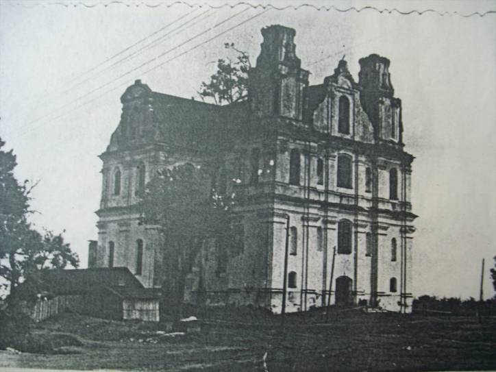 Faščaŭka. Catholic church of the Visitation