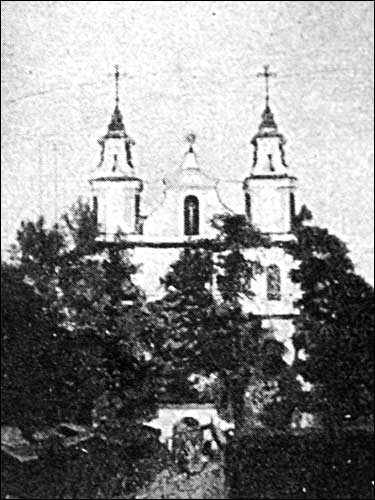 Faščaŭka. Catholic church of the Visitation