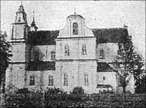 Faščaŭka. Catholic church of the Visitation