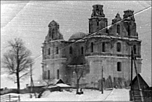 Faščaŭka.  Catholic church of the Visitation