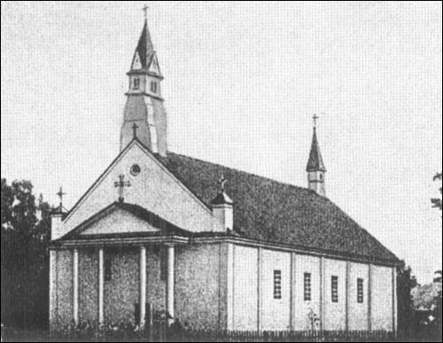 Akciabr (Chatajevičy). Catholic church of St. Dominic