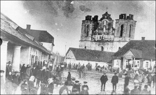 Ivianiec. Catholic church of the Holy Trinity