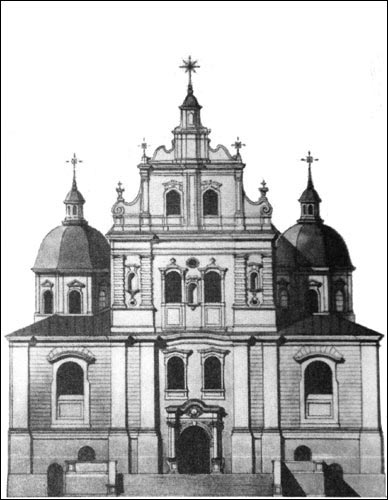 Mińsk. Kościół i klasztor Dominikanów