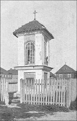 Nieśwież |  Kaplica . Kapliczka Św. Wincentego na zdjęciu z początku XX wieku