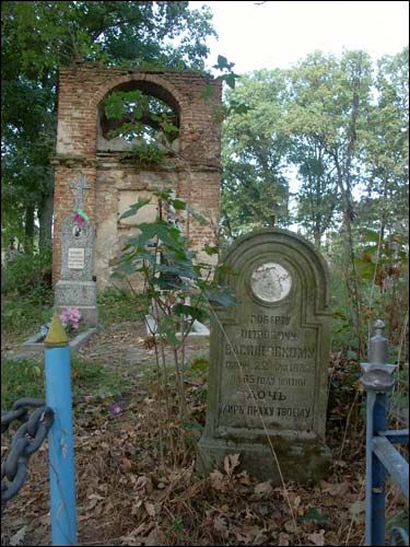 Jeremicze. Cmentarz chrześcijański. Kaplica grobowa